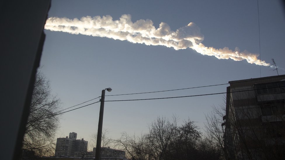 Lluvia de meteoritos en Chelyabinsk