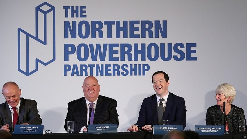 Джордж Осборн на открытии проекта Northern Powerhouse Partnership