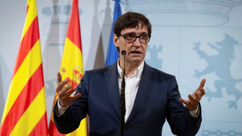 Spain's Health Minister Salvador Illa