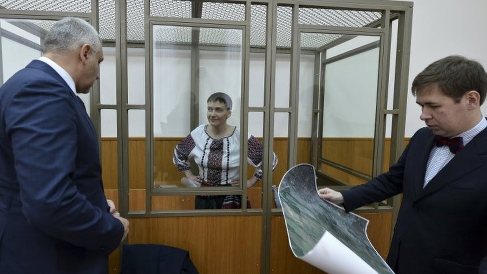 Ukraine Pilot Savchenko Vows Hunger Strike At Russian Trial Bbc News