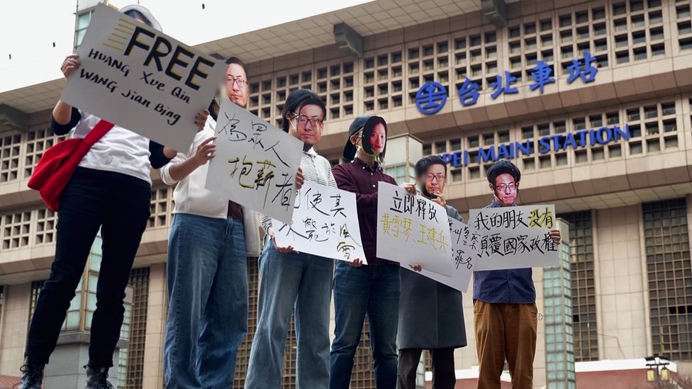 نظم مساندو الناشطين الصينيين المعتقلين احتجاجات للإفراج عنهما في العديد من دول العالم