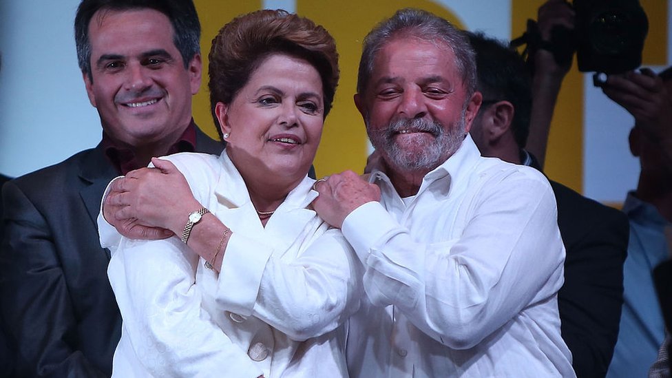 Dilma Roussseff y Lula da Silva