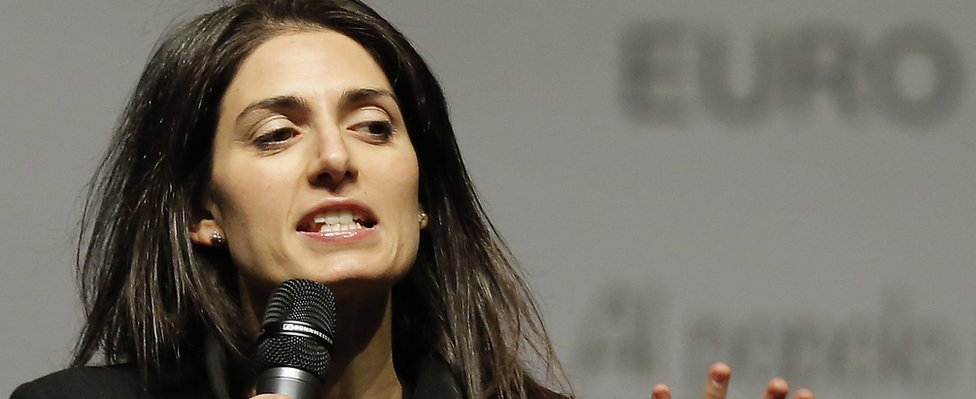 El pasado 22 de junio se posesionó Virginia Raggi como nueva alcaldesa de Roma. Representa al movimiento Cinco Estrellas. Rome Mayor Virginia Raggi
