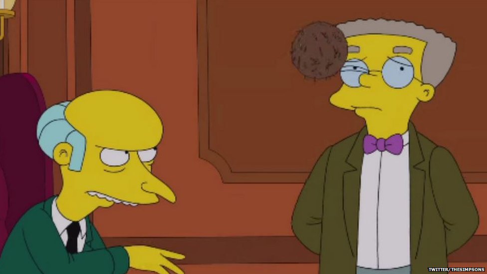 The Simpsons Smithers To Come Out As Gay Bbc News 4681