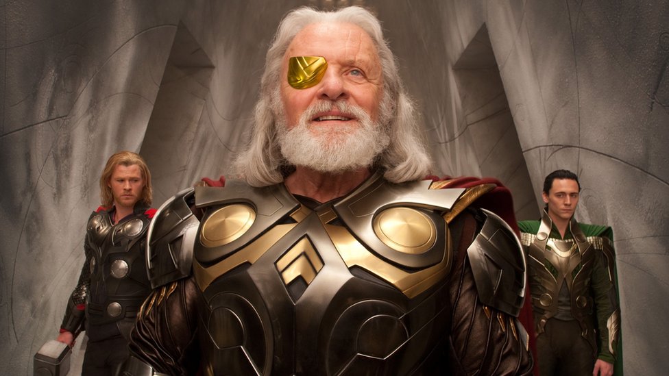 Anthony Hopkins apareció por primera vez como Odin en Thor de 2011.