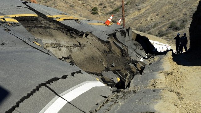 Twisted road in California