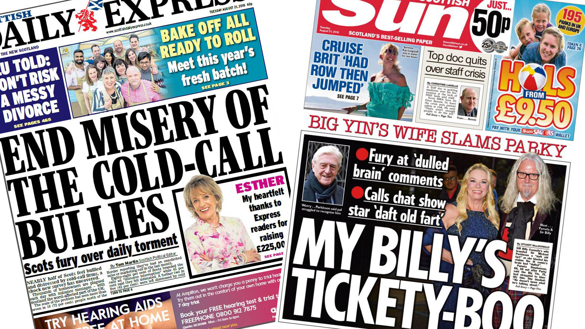 The papers End cold-call bullies misery bild