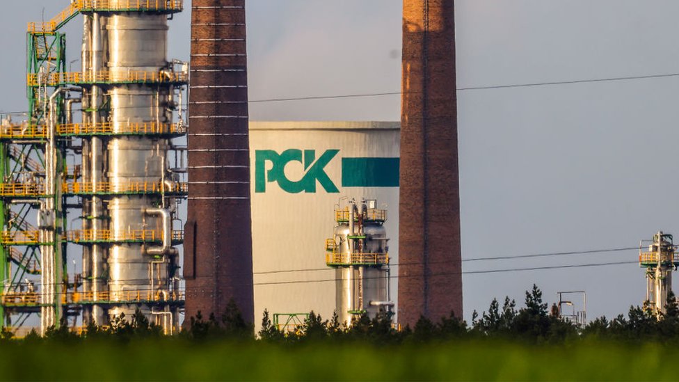 La refinería de petróleo PCK
