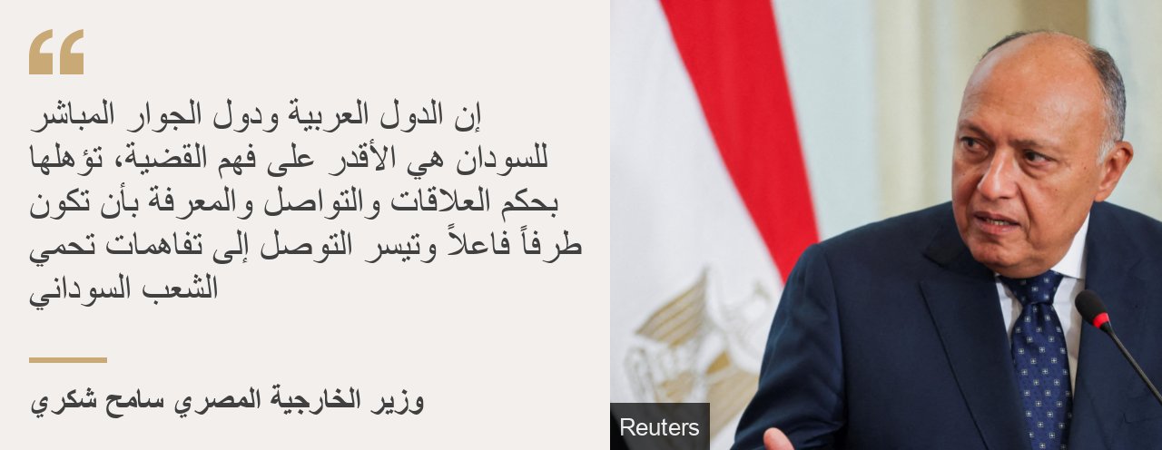 اشتباكات السودان: مع دخول الصراع الأسبوع الرابع لجنة عربية "لدعم التسوية" بين الجيش والدعم السريع 2 وزير الخارجية المصري، سامح شكري