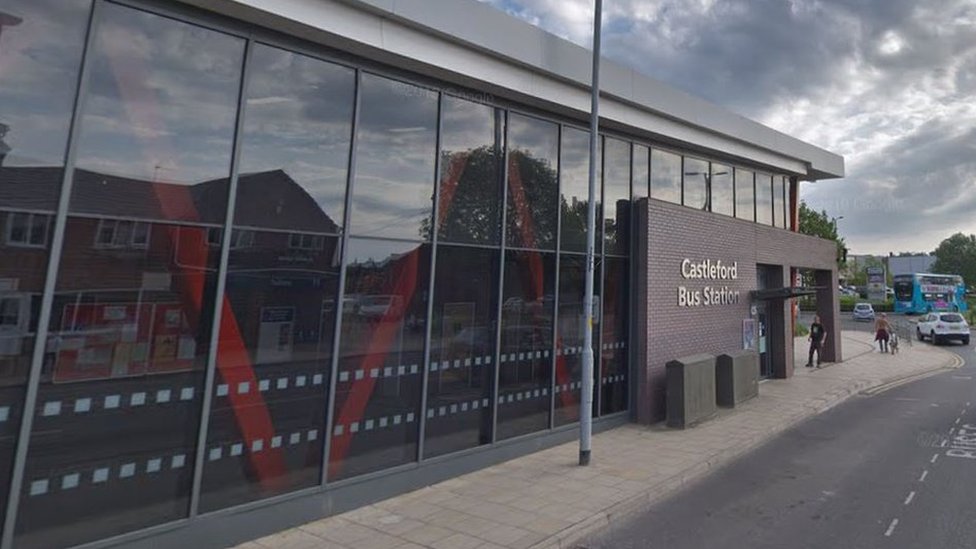 Man Dies After Tripping In Front Of Castleford Bus BBC News