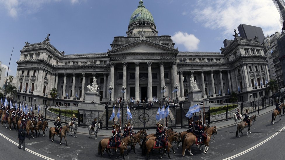 Дворец Аргентинского национального конгресса в Буэнос-Айресе