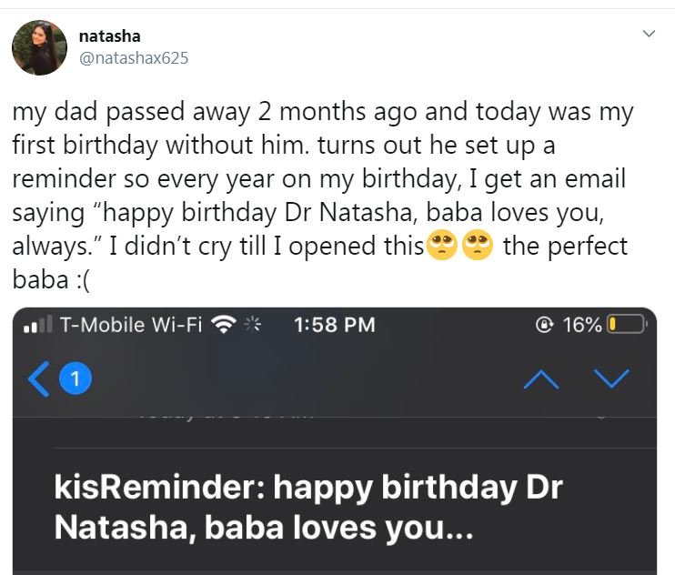 Email From Dad After His Death Made My Birthday c News