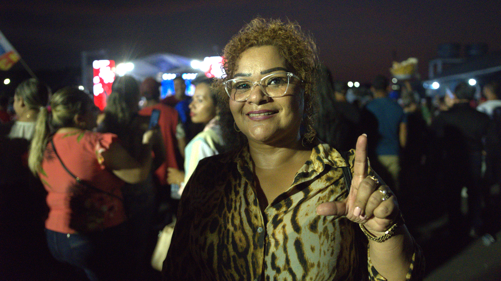 Beth Ferreira, a supporter of Luiz Inácio Lula da Silva