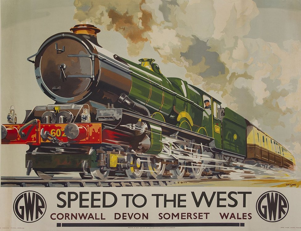 Плакат «Скорость на запад»