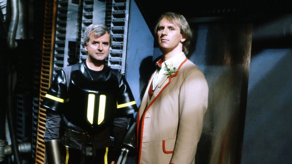 Rodney Bewes and Peter Davison