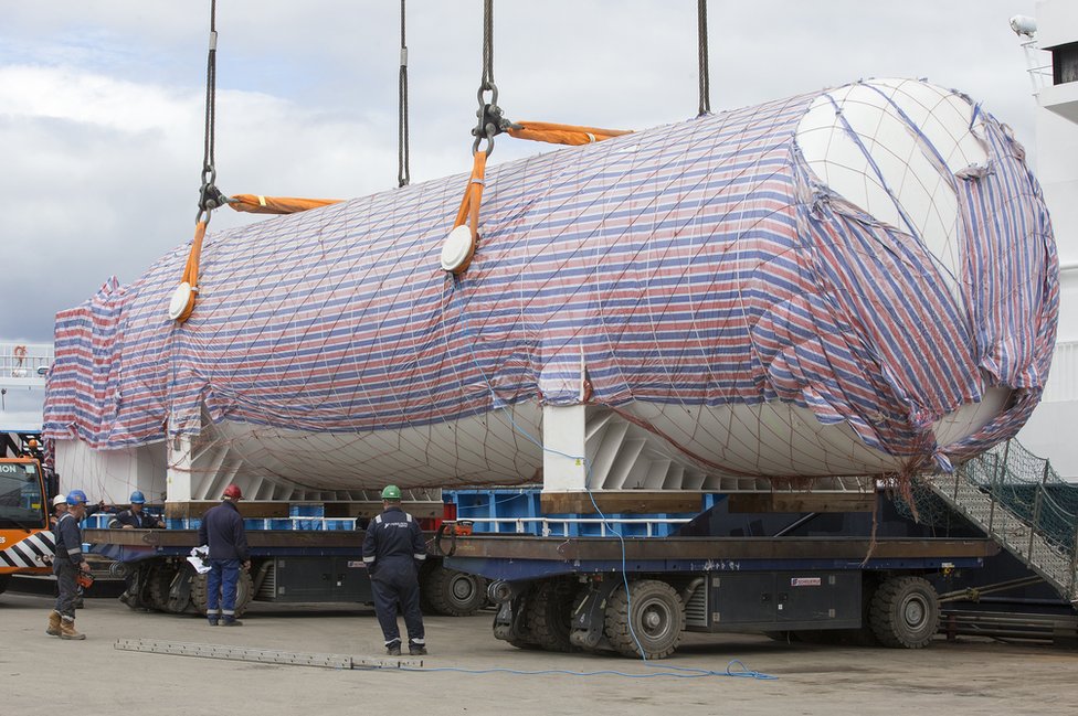 Glen Sannox LNG fuel tank