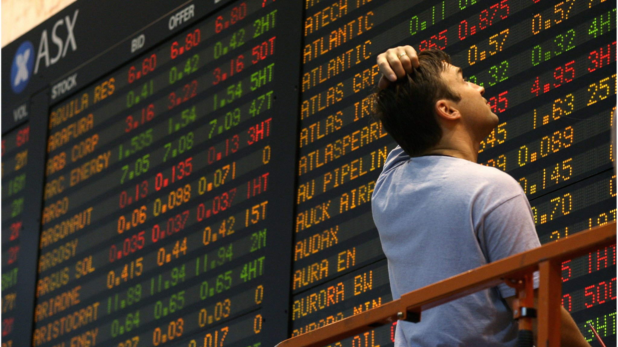 Asian stock markets continue the global fallout