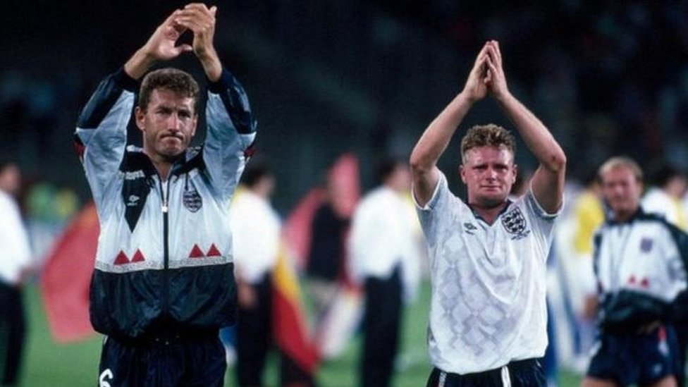 [출처: Getty Images] 1990년 잉글랜드는 승부차기 끝에 패배했는데, 이후 주요 토너먼트에서 같은 상황이 6번 더 이어졌다.