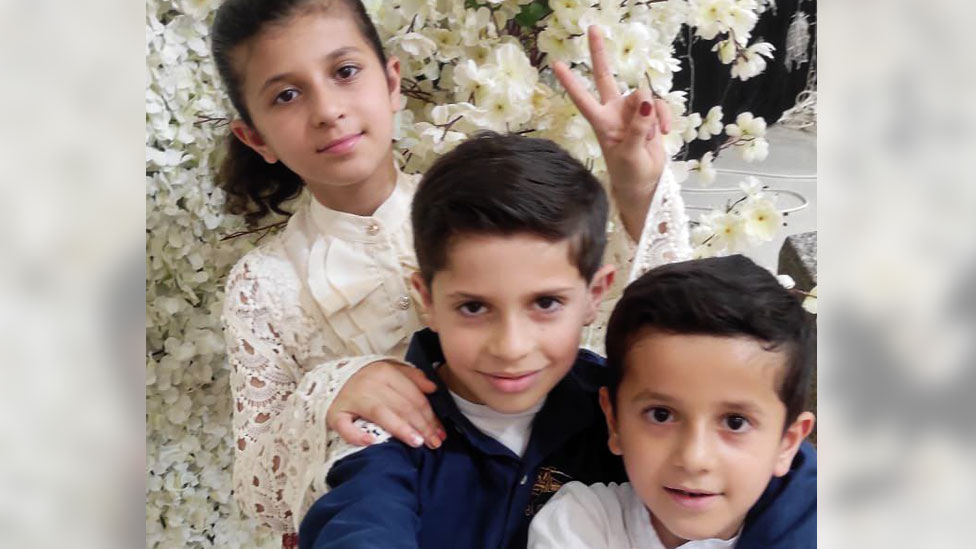 Ahmed's niece and two nephews who were killed