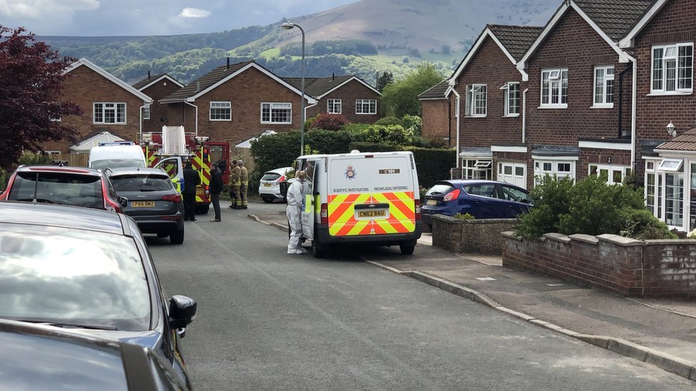 Woman dies in Abergavenny house fire BBC News