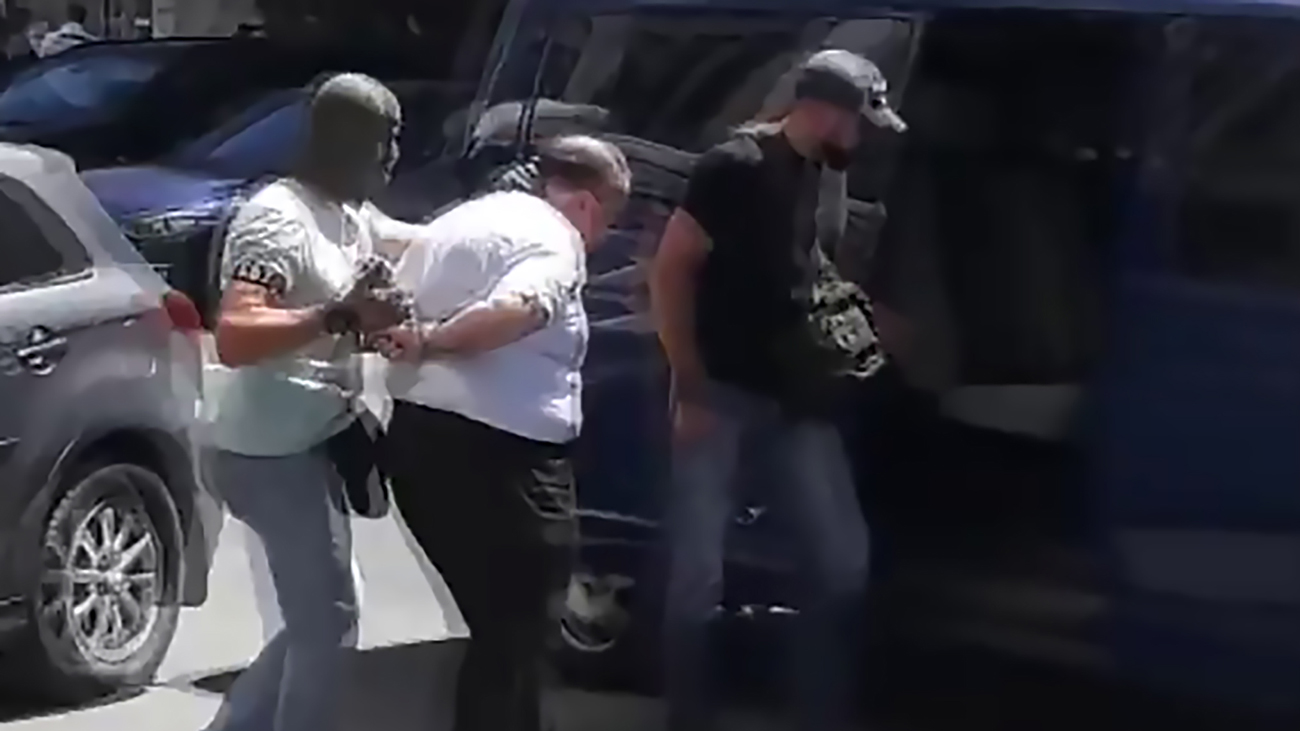 Herman alega que él también trabajaba para el USB. (Foto: SBU) Borys Herman