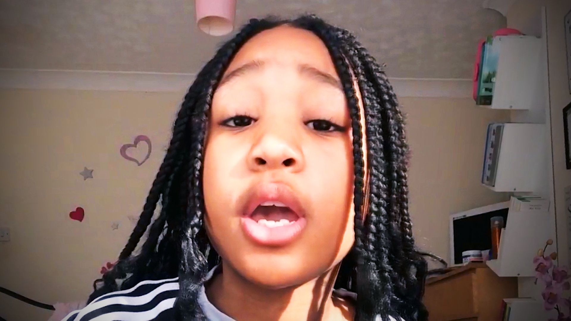 The nine-year-old girl rapping about coronavirus - CBBC Newsround