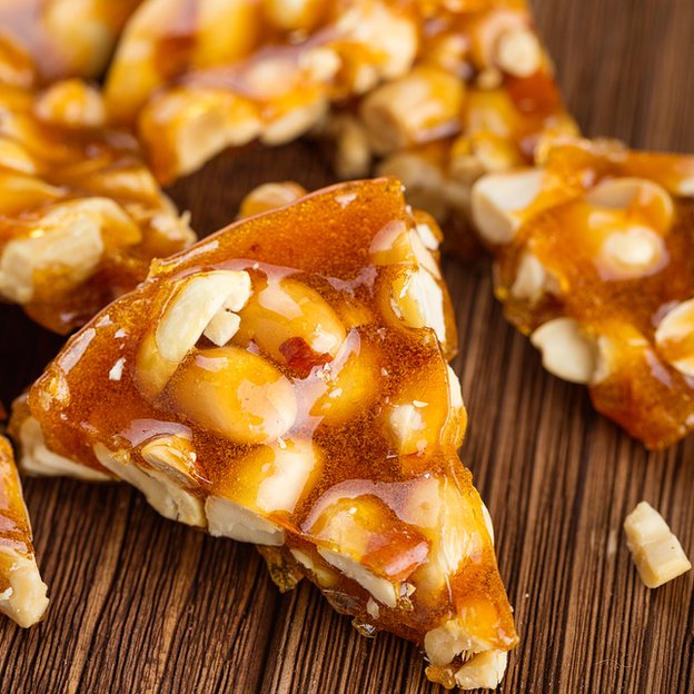 Todo gracias a un turrón de maní. Turrón de maní