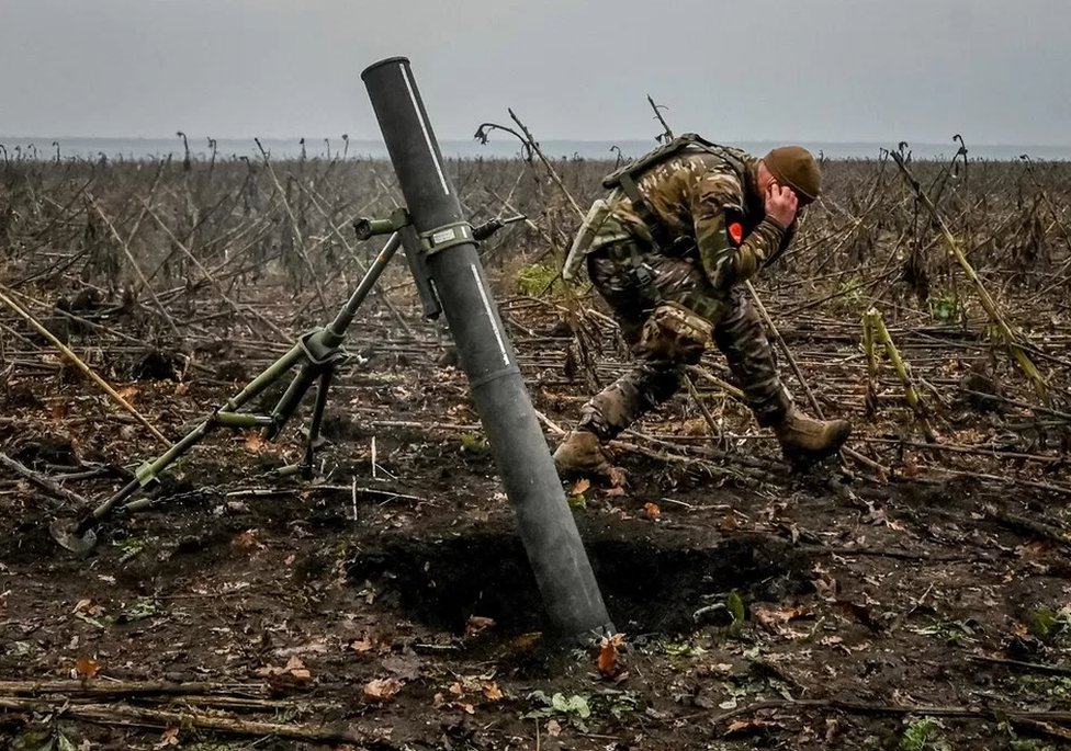 جندي أوكراني على الجبهة