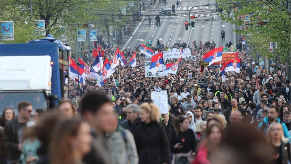 Protesti, Beograd 2019.