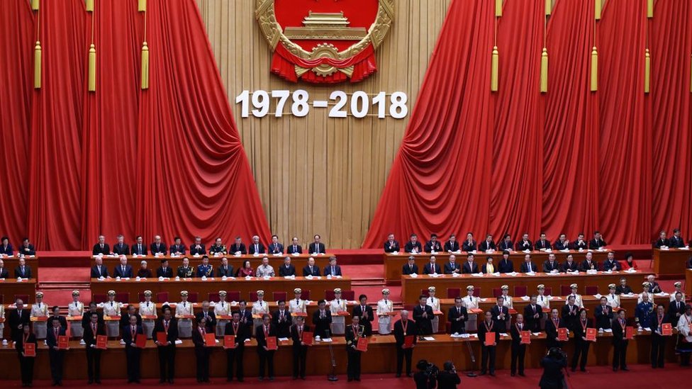 Çin'in 40 yıllık kalkınma projesinde rolü olanlara sertifikaları törenle verildi (18 Aralık 2018)