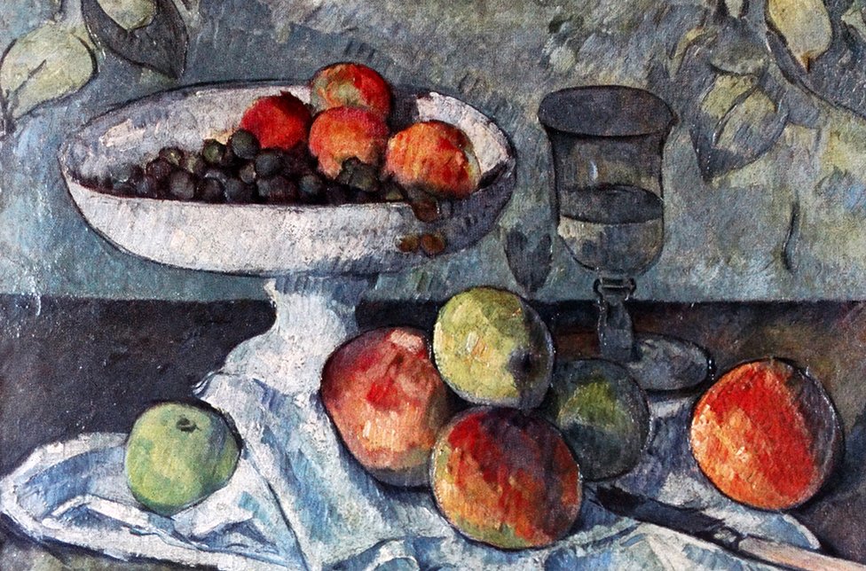 Натюрморт Поля Сезанна с фруктовым блюдом (1879-80)