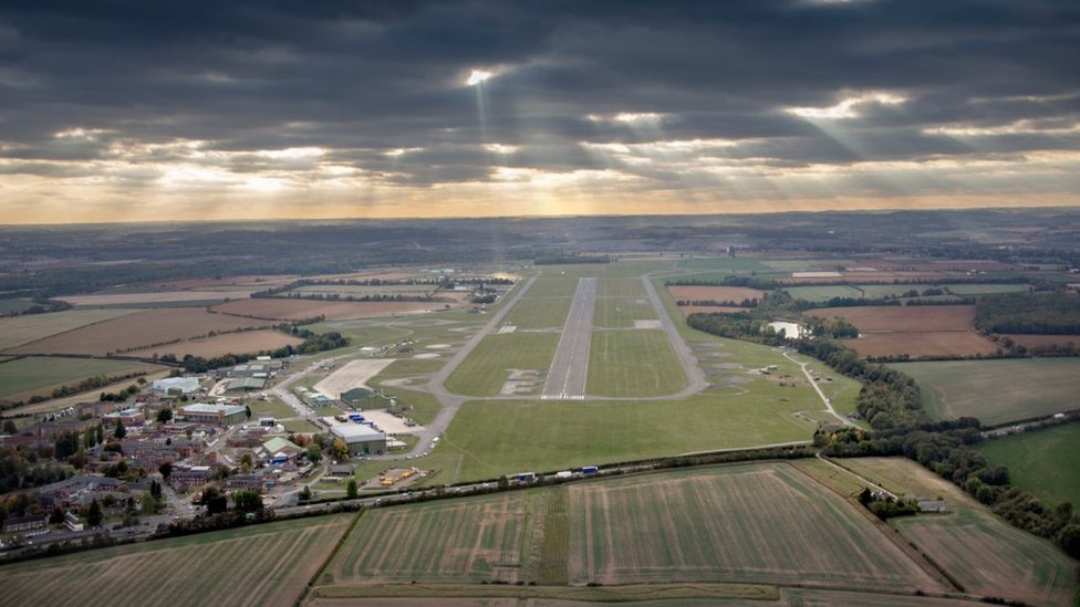 Вид с воздуха на RAF Wittering