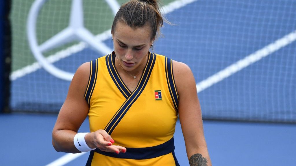 US Open 2021: Aryna Sabalenka through despite thinking she had broken hand