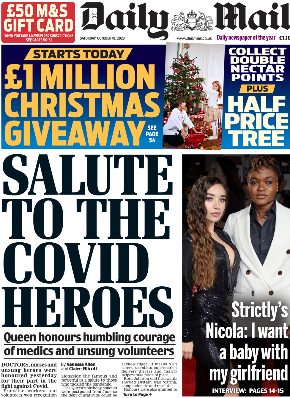 Daily Mail 10 Oct