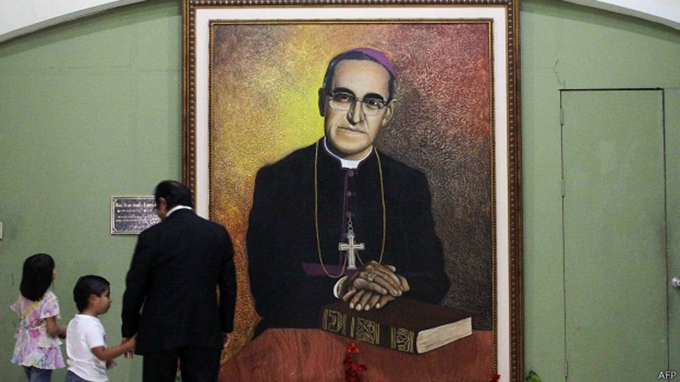 Cuadro de monseñor Óscar Arnulfo Romero.