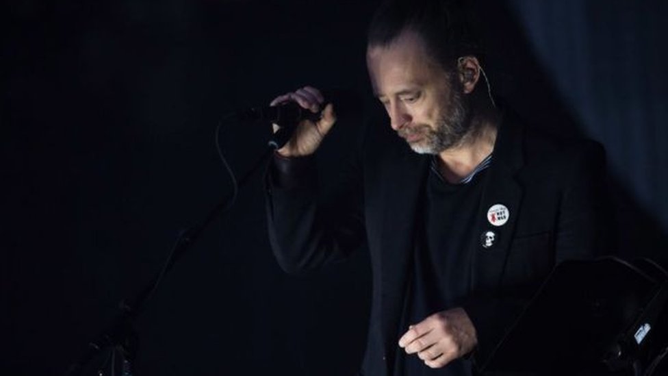 Том Йорк из Radiohead