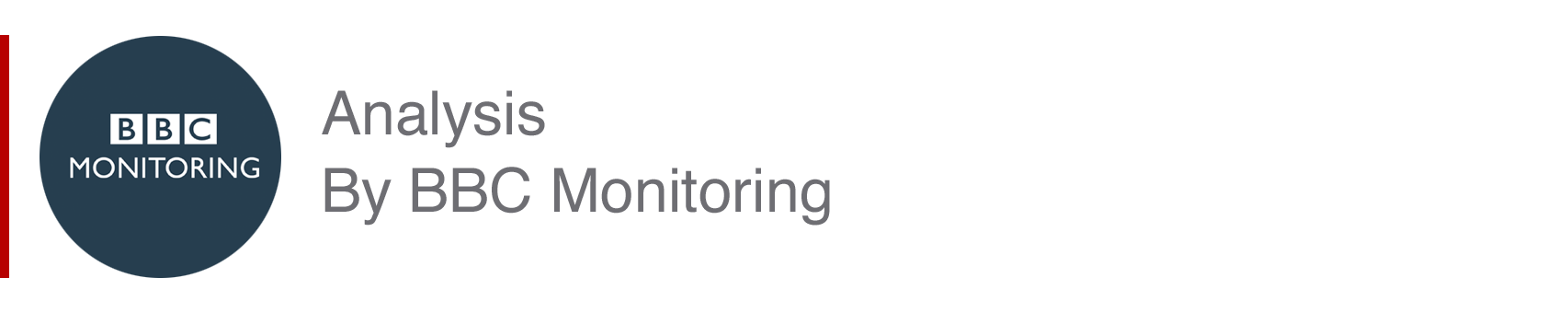 Analysis box by BBC Monitoring