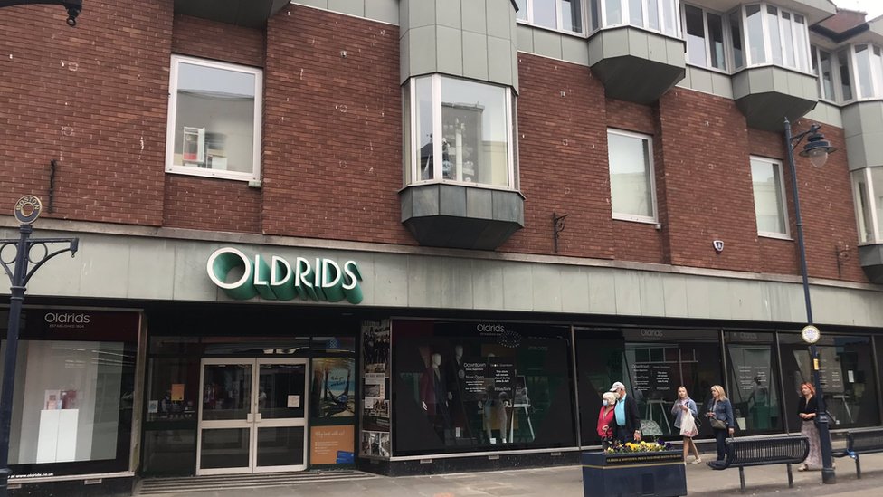 Текущий магазин Oldrids в Бостоне, Линкольншир