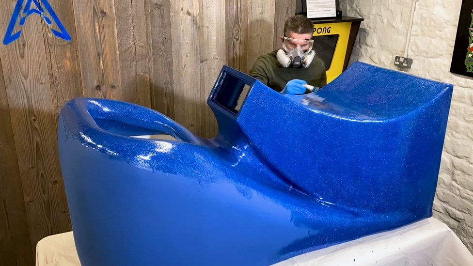 Replica of 1970s arcade machine made with 3D printer