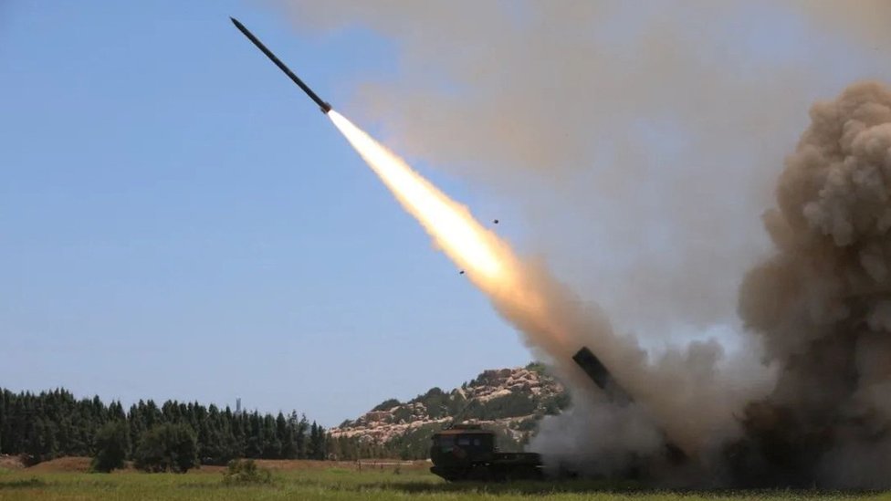 Chinese missile launch