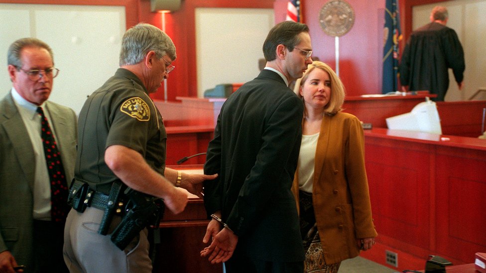 David Ortell Kingston arrestado en un tribunal en 1999.