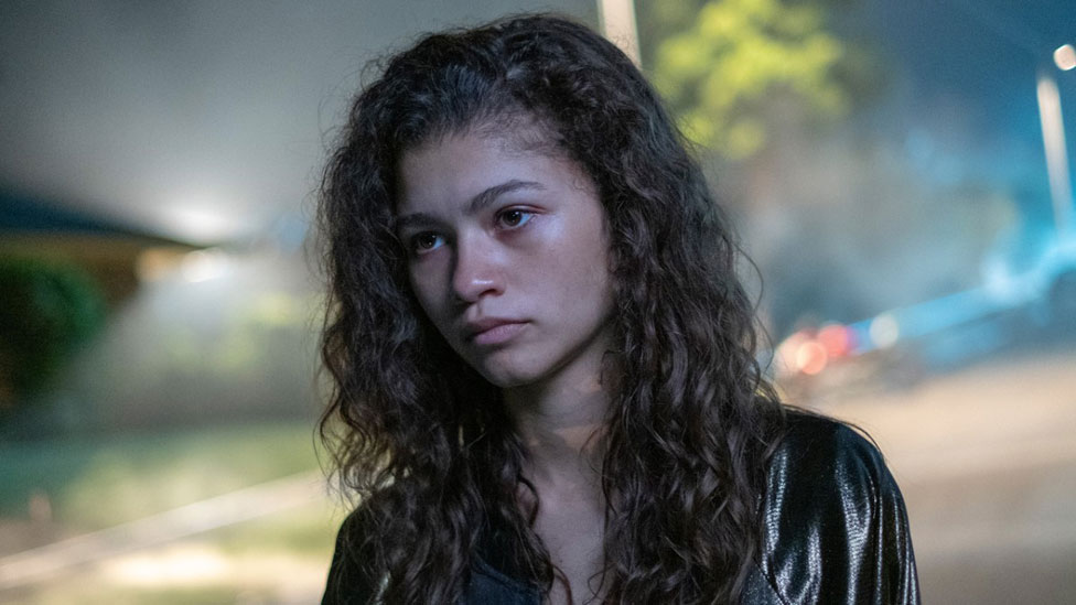 Zendaya playing a teenager in Euphoria actors playing teenagers