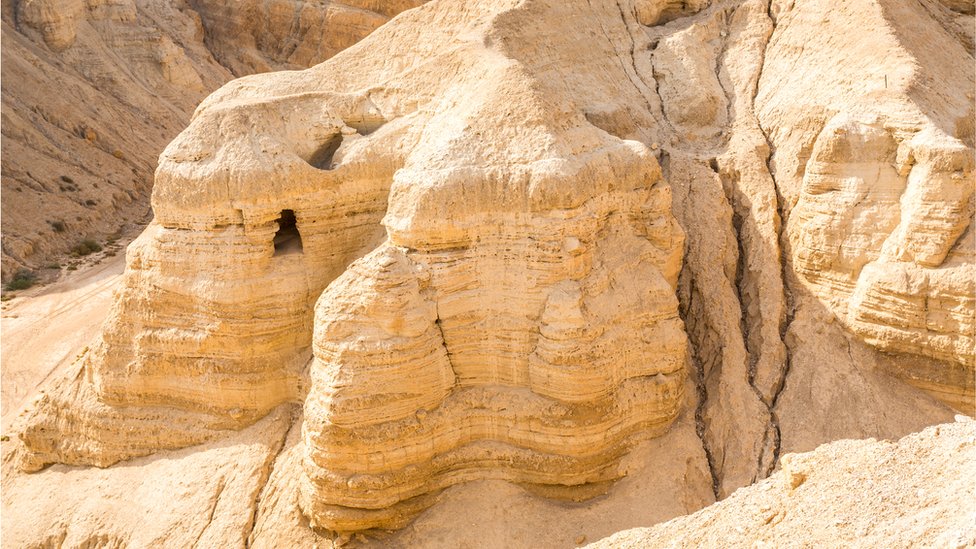 Пещера в Кумране, где были найдены свитки Мертвого моря