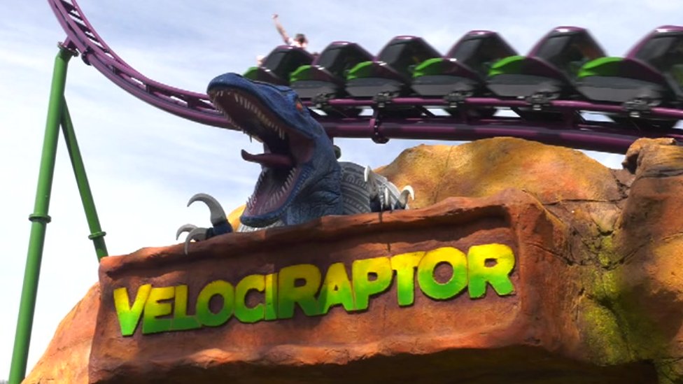 Paultons Park Velociraptor rollercoaster evacuated BBC News