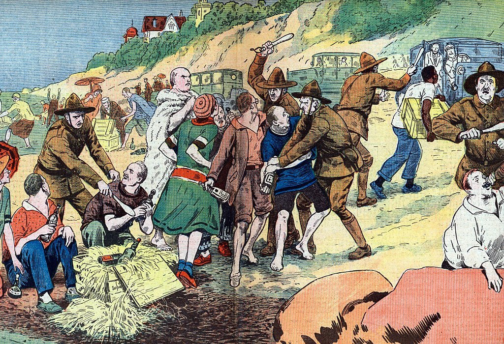 Ilustración de "Le pelerin" 14 de septiembre de 1928 de