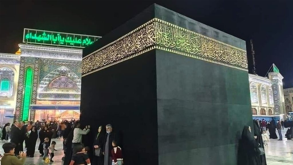 مجسم للكعبة في كربلاء