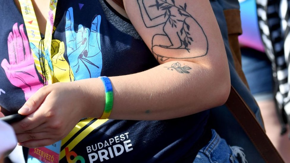 Pride parade in Budapest, 2019