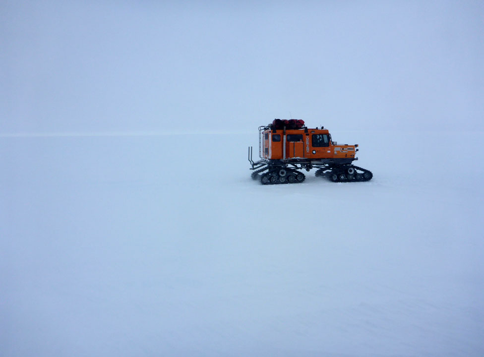 Пасмурный день в Антарктиде