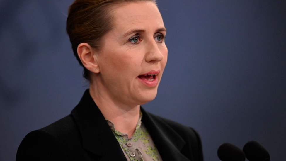 La primera ministra de Dinamarca, Mette Frederikssen.