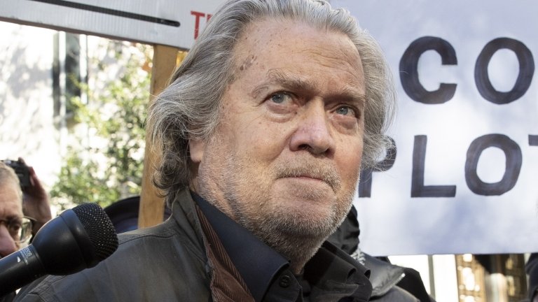 Capitol riot: Steve Bannon defiant after surrendering to FBI